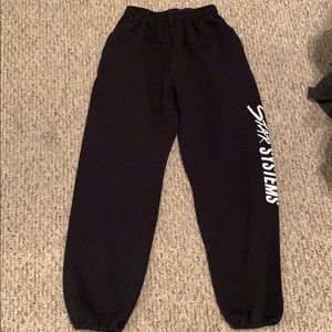Black sweatpants